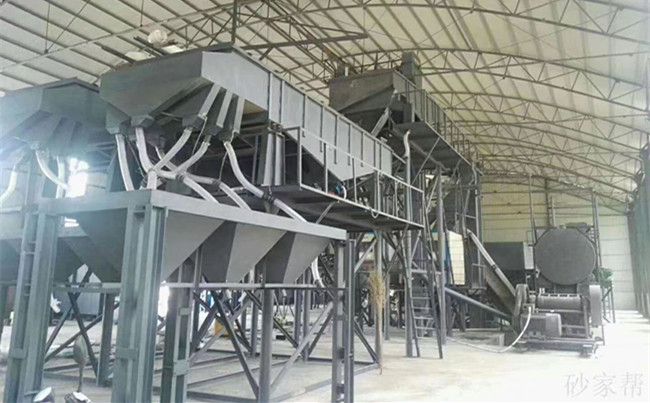 河北雄安某企機(jī)制砂篩分輸送產(chǎn)線